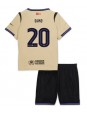 Billige Barcelona Dani Olmo #20 Bortedraktsett Barn 2025-26 Kortermet (+ Korte bukser)